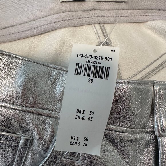 NWT Abercrombie Vegan Leather 5-Pocket Mini Skirt | Size 28 - Picture 3 of 3